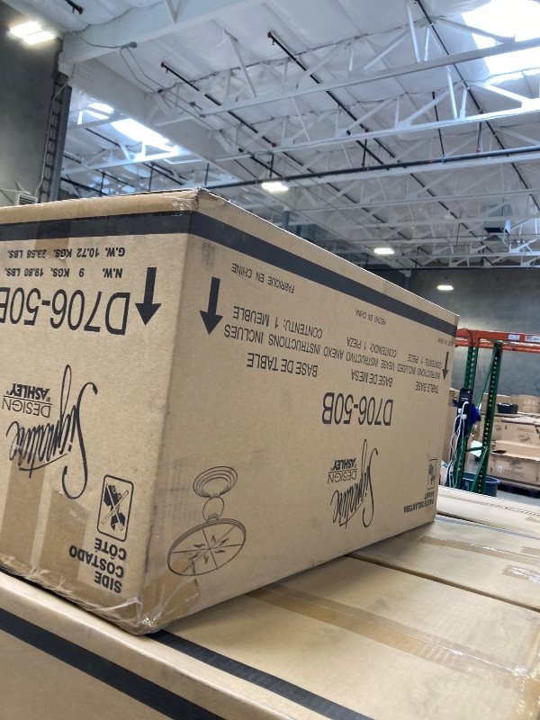 Photo 1 of Ashley Shatayne Dining Table D706-50T-50B-------------PLEASE BRING TRUCK UPON PICK UP ITEM IS XL------------FACTORY SEALED 
