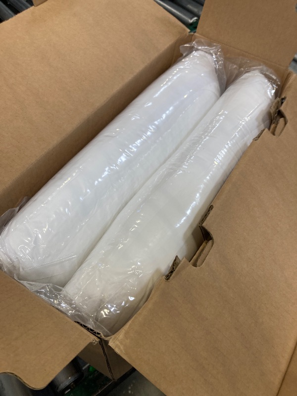 Photo 1 of Hotel Grand Bed Pillows King Size Set of 2 Packs - 500 Thread Count 100% Cotton Medium Firm Hypoallergenic Feather Down Pillows Machine Washable Pillow for Back, Stomach or Side Sleepers, 20"x36"