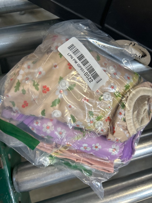 Photo 1 of Grecle Female Dog Diapers - Premium Reusable Diapers for Doggie in Heat - Highly Absorbent Dog Diapers Female for Pet Incontinence with Adjustable Snaps Flowers, L
