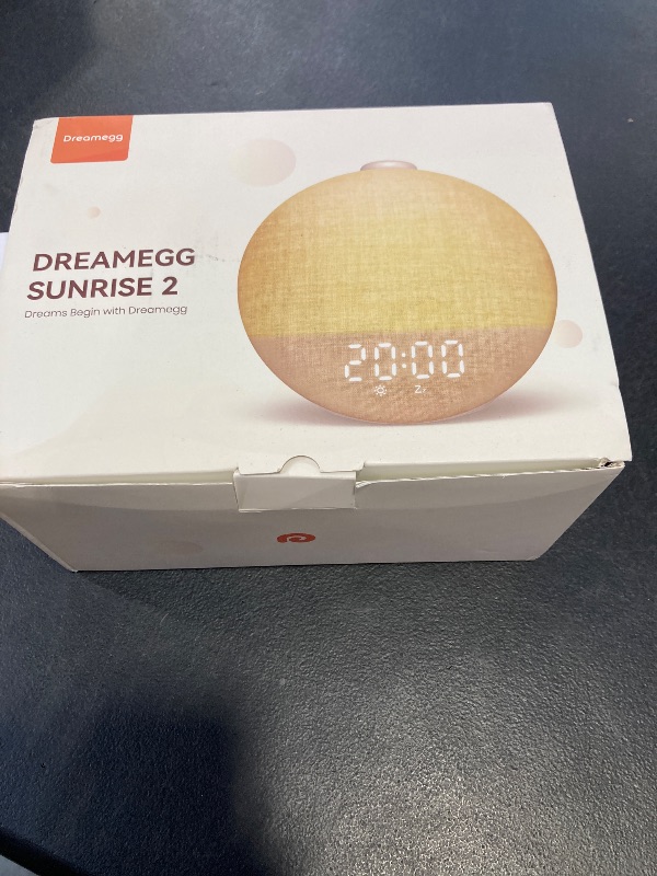 Photo 1 of Dreamegg Sunrise 2 - Sunrise Alarm Clock, Sound Machine for Sleep, Favorites Mode, Sleep Routines, Dimmable Night Light, 29 Soothing Sounds, White Noise Machine, Wake Up Light for Bedrooms (Cream)