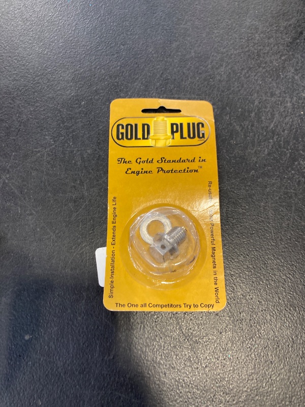 Photo 1 of GoldPlug Made in USA | Stainless Magnetic Drain Plug | Fits All Honda Motorcycles | M12x1.5 | MP01T | Reduced Hex Head| | Includes SW03 Washer |