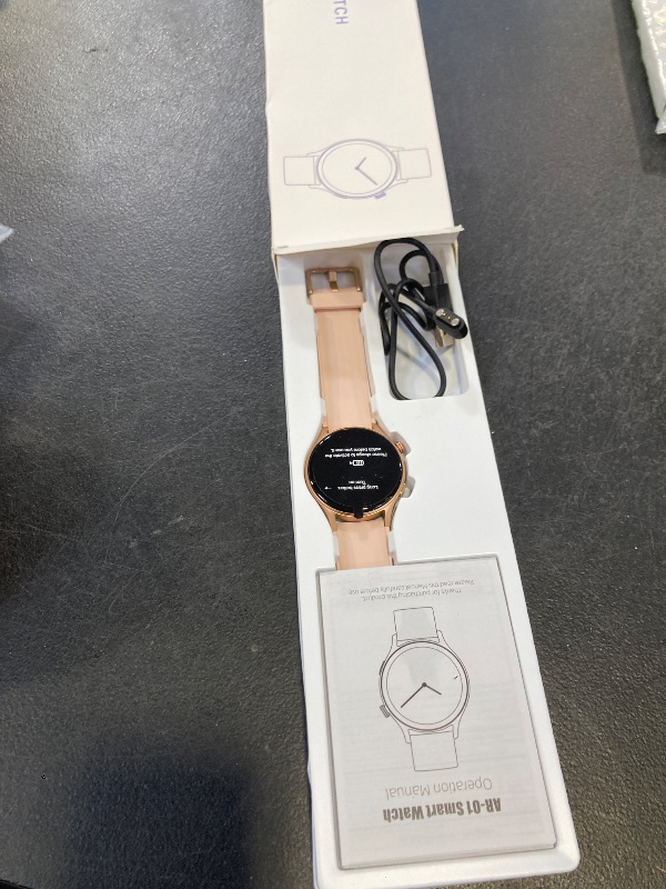 Photo 1 of Fitpolo Smart Watch for Women,1.3" AMOLED Touchscreen Fitness Tracker, Make/Answer Calls, Heart Rate SpO2 Monitor, 3ATM Waterproof, Sleep & Activity Tracking Smartwatch for Android Phones iPhone