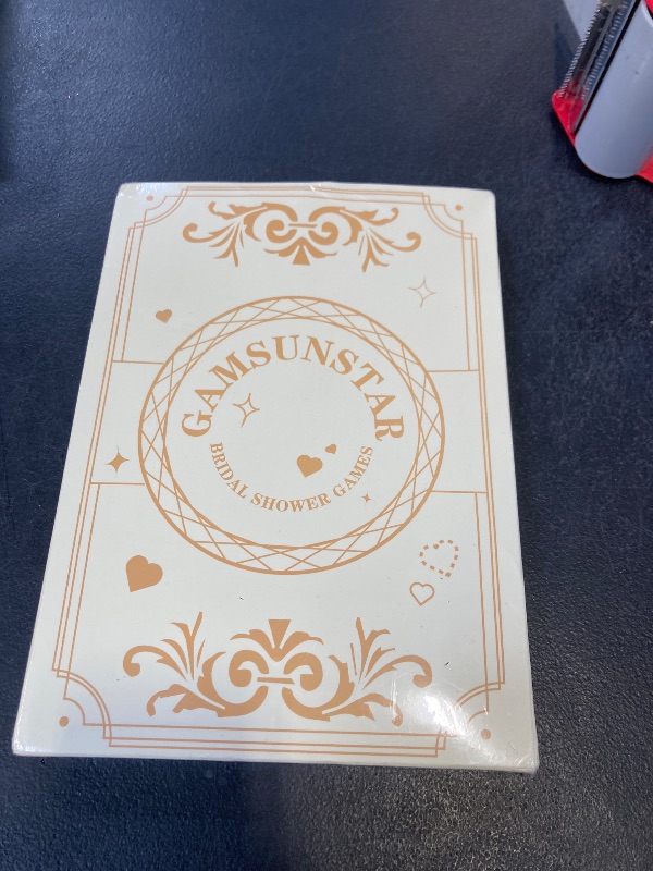 Photo 1 of GAMSUNSTAR Bridal Shower Games-Heavy Cardstock,5 Fun Activities for 32 Guests, Includes Bingo,He Said She Said, Would She Rather,Whats in Your Purse,Advice and Wishes for The Mr and Mrs(Floral)
