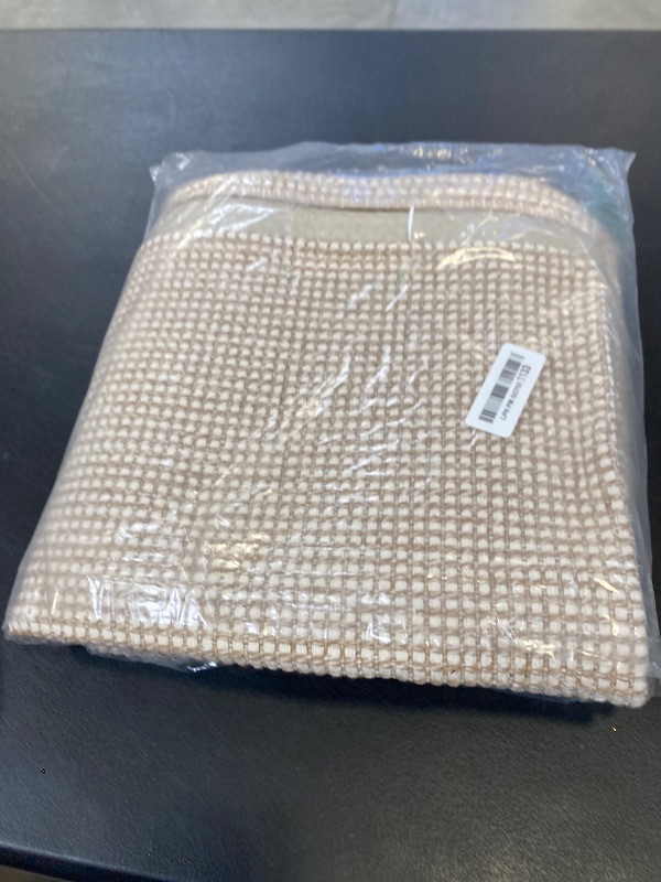Photo 1 of KOZYFLY Runners for Hallways 2x8 ft Washable Kitchen Runner Non Slip Rubber Backed Hall Runners Cotton Entryway Runner Rugs for Indoor Backdoor Bedroom Kitchen, Ivory/Camel/Brown