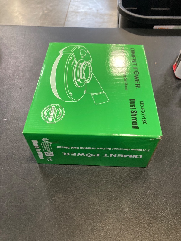 Photo 1 of Diment Power Universal Surface Grinding Dust Shroud for Angle Grinder 7-Inch. Collect Grinding Dust-Stone, Cement, Marble, Rock,Granite, Concrete