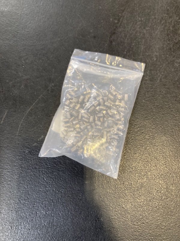 Photo 1 of Sscon 100Pcs Top Wire Pointed Machine Hex Headless Cap Screws 304 Stainless Steel M6 x 8mm