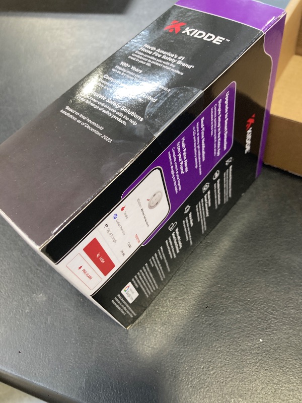 Photo 1 of Kidde Hardwired Kidde App Enabled Smart Smoke and Carbon Monoxide Detector, AA Battery Backup, Voice Alerts, Interconnected Alarm