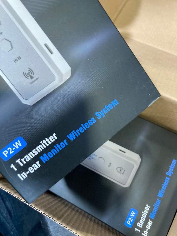 Photo 1 of Bolanle P2W Wireless in-Ear Monitor System - UHF IEM Personal Monitor System with Bodypack Receiver, 5ms Ultra-Low Latency, 100FT Range for Singers, Musicians, Church, Band, Live Stage