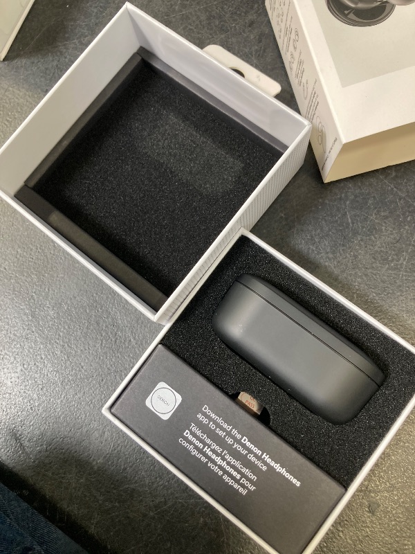 Photo 1 of Denon PerL Pro True Wireless Earbuds - Adaptive Active Headphones Wireless Noise Canceling, Masimo Adaptive Acoustic Technology, Spatial Audio, 32Hr Battery Life, Wirefree Charging, Black