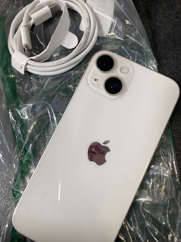 Photo 1 of Apple iPhone 14, 128GB, Starlight - Unlocked (Renewed)