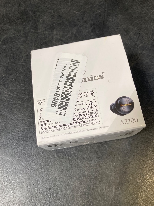Photo 1 of Technics Reference Class Hi-Fi Wireless Earbuds, Dolby Atmos, Head Tracking, Adaptive Noise Cancelling, 3 Device Multipoint, 10-hr Battery, Wireless Charging, in Ear Headphones - EAH-AZ100-K (Black)