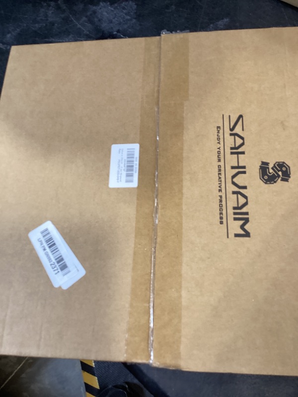 Photo 1 of Sahvaim 355x346mm Build Plate for Bambu Lab H2D/H2S,Double Sided PEO PET Flexible Removable Spring Steel Heated Printing Bed Platform?Removable Heated Bed for H2D Combo/H2S(Carbon Fiber+Diamond)