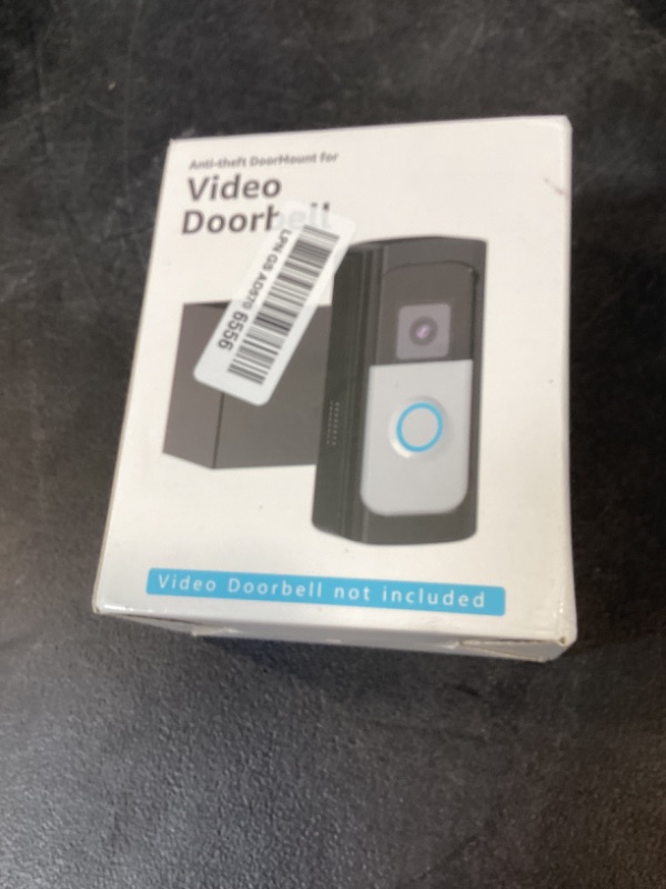 Photo 1 of Anti-Theft Video Doorbell Camera Mount, Doorbell Bracket No Drilling Compatible with Most Video Doorbell for Houses, Apartments, Rentals (Black)