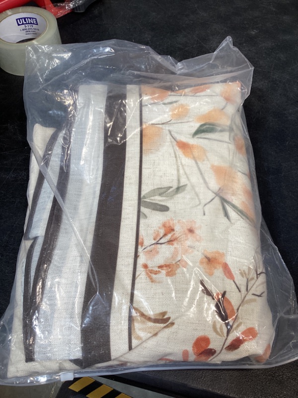 Photo 1 of bilin gaier Linen Extra Long Rectangle Tablecloth,French Vintage Pink Floral Pattern Wrinkle Free Table Cloth,Decor Table Cover for Kitchen,Dining,Party,Thanksgiving,Christmas,67"*118"-Sloosa