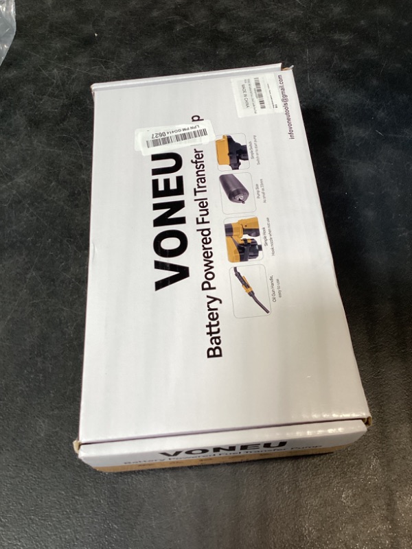 Photo 1 of VONEU Cordless Fuel Transfer Pump Compatible with DeWalt 20V Milwaukee 18V Battery,3.2 GPM Flow,Portable Electric Pump Compatible with Low- Voltage Protection Function Ideal for Diesel, Gasoline