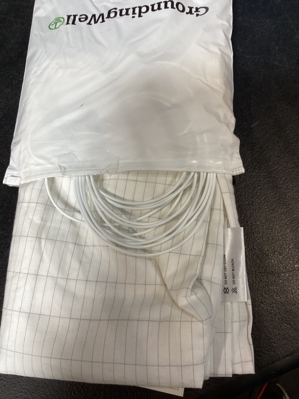 Photo 1 of GroundingWell Grounding Sheet, Fits All Bed Sizes, Organic Cotton + Silver Fiber, 20" x 104"