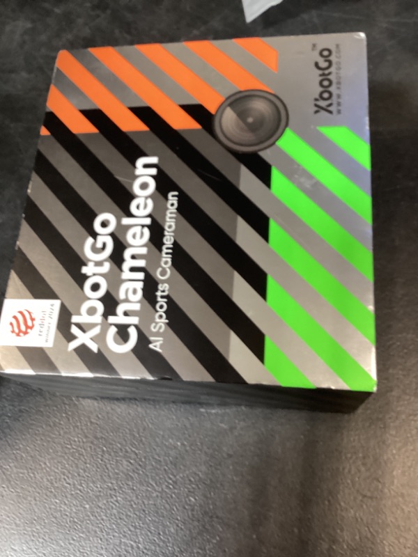 Photo 1 of XbotGo Chameleon AI Auto Sports Action Camera - 4K 60FPS Soccer Camera and Basketball Tracking Camera for Team Sports, Live Streaming, No Subscription, Works with iOS & Android (Lava Graphite)