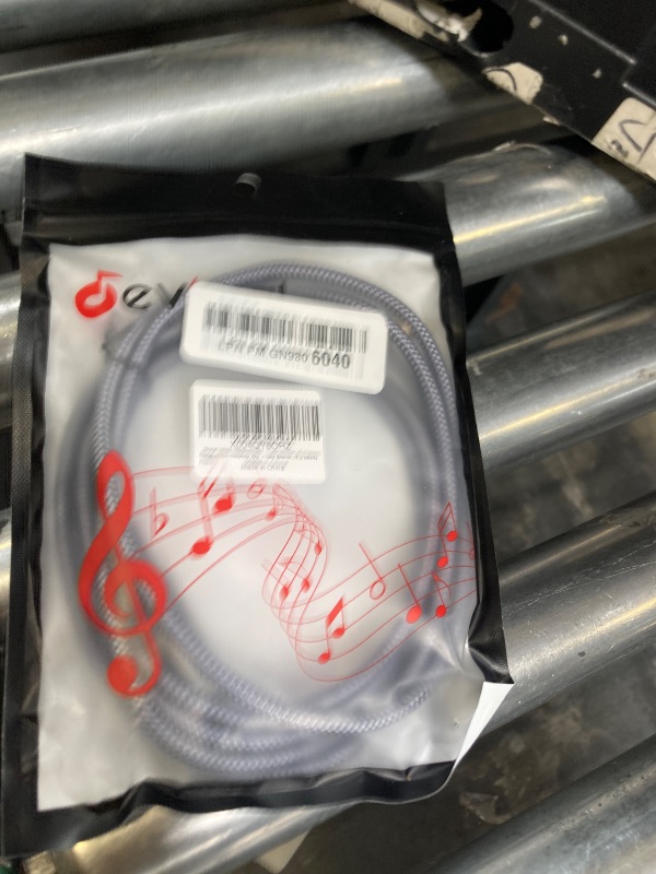 Photo 1 of Devinal 1/4 inch Headphone Extension Cable, 6.35mm TRS Male to Female Stereo Cord, Quarter Inch Guitar Cable Extender, 6ft (2 Meters)
