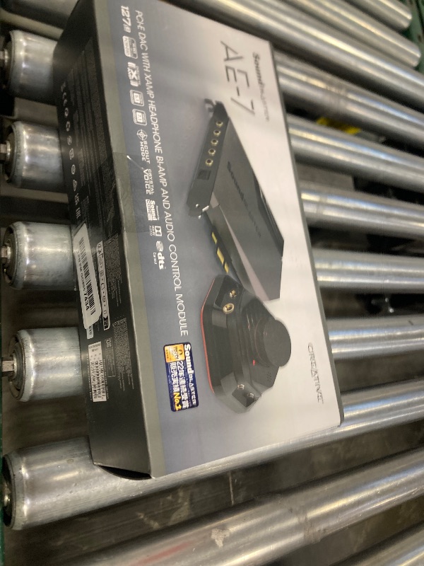 Photo 1 of Creative Sound Blaster AE-7 Hi-Res Internal PCIe Sound Card, Quad-Core Processor, 127dB DNR ESS SABRE-class 9018 DAC, Xamp Discrete Custom Bi-amp, Discrete 5.1/Virtual 7.1, Dolby, DTS Encoding (Black)