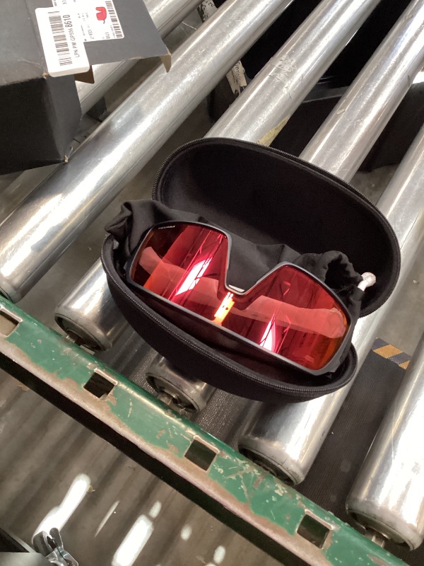 Photo 1 of Oakley Men's and Women's OO9406 Sutro Rectangular Sunglasses,Matte Black/Prizm Trail Torch,37mm