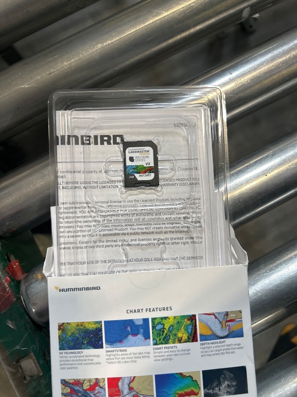 Photo 1 of Humminbird LakeMaster Premium Western States V1 Map SD Card for Fish Finders