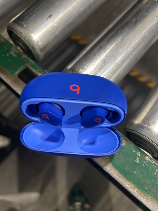 Photo 1 of Beats Studio Buds - True Wireless Noise Cancelling Earbuds - Compatible with Apple & Android, Built-in Microphone, IPX4 Rating, Sweat Resistant Earphones, Class 1 Bluetooth Headphones - Ocean Blue