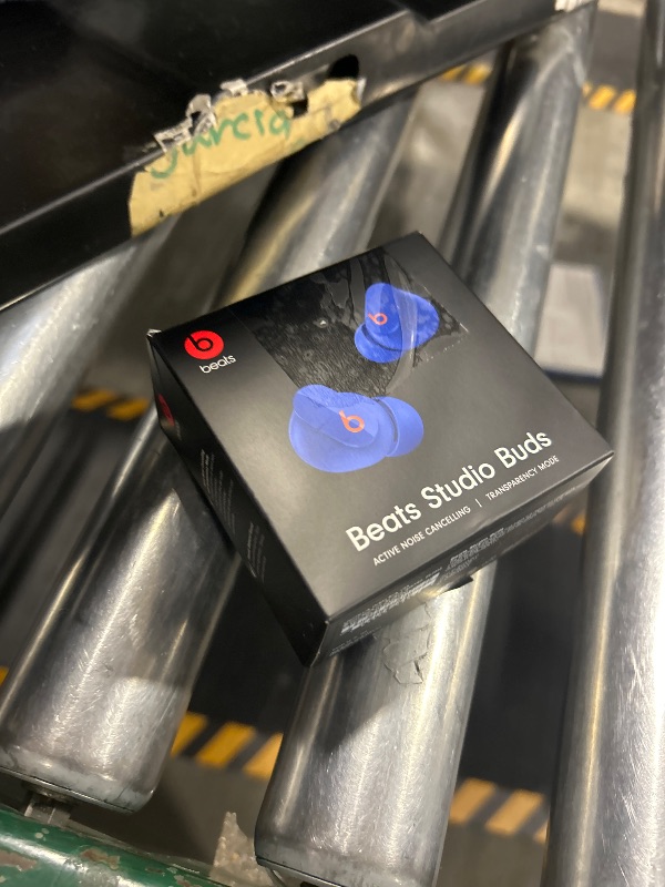 Photo 1 of Beats Studio Buds - True Wireless Noise Cancelling Earbuds - Compatible with Apple & Android, Built-in Microphone, IPX4 Rating, Sweat Resistant Earphones, Class 1 Bluetooth Headphones - Ocean Blue