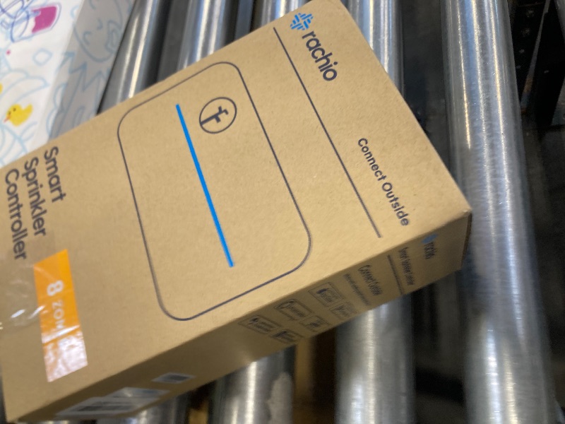 Photo 1 of Rachio WiFi Smart Sprinkler Controller (8-Zone Irrigation Remote Control) – App-Based Scheduling, Local Weather Intelligence, Rain Skips, Easy DIY Install