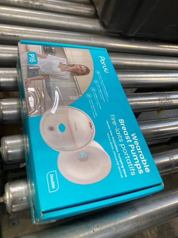 Photo 1 of Paruu Hands Free Breast Pump P16, Wearable Breast Pump Electirc Portable with 4 Modes & 12 Levels, Max 309mmHg Strong Suction 19/21/24mm Flange Inserts Wearable Breastfeeding Pump, 2 Pack?Nude
