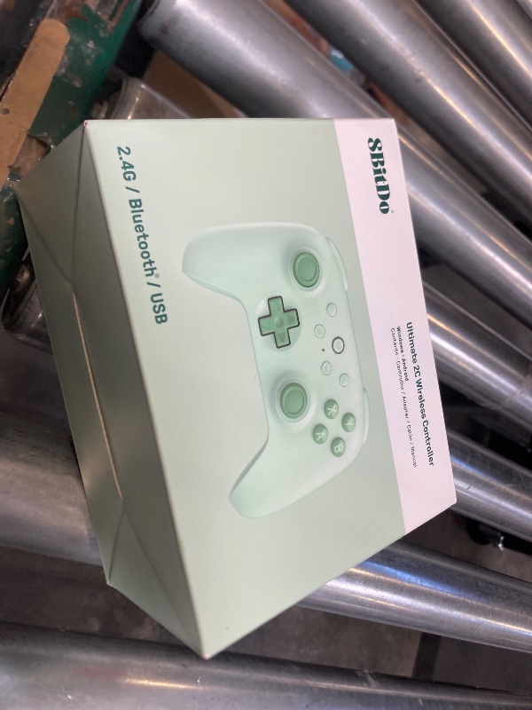 Photo 1 of 8BitDo Ultimate 2C Wireless Controller for Windows PC and Android, with 1000 Hz Polling Rate, Hall Effect Joysticks and Triggers, and Remappable L4/R4 Bumpers (Green)