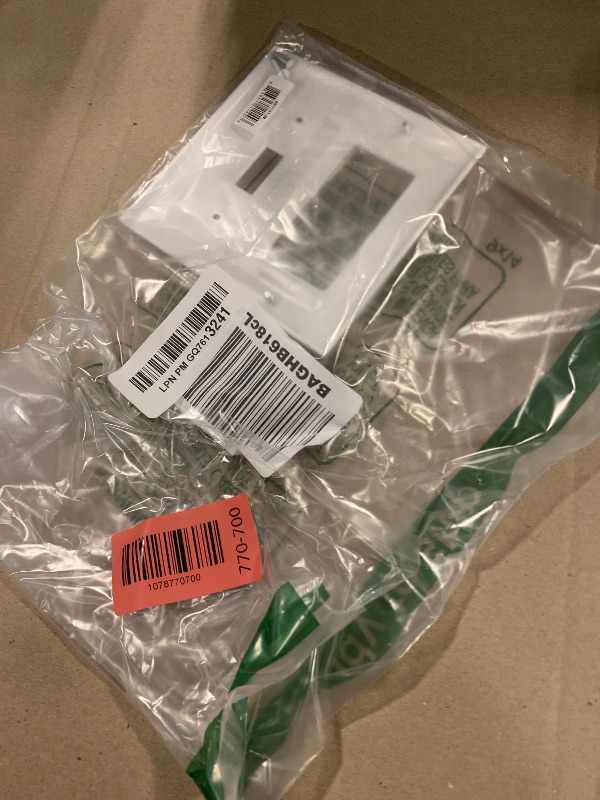 Photo 1 of Enerlites 881131-W Decorator/Toggle Switch Wall Plate Combination, 2-Gang, White, Standard Size, Unbreakable Polycarbonate, Replacement Receptacle Faceplates Outlet Cover
