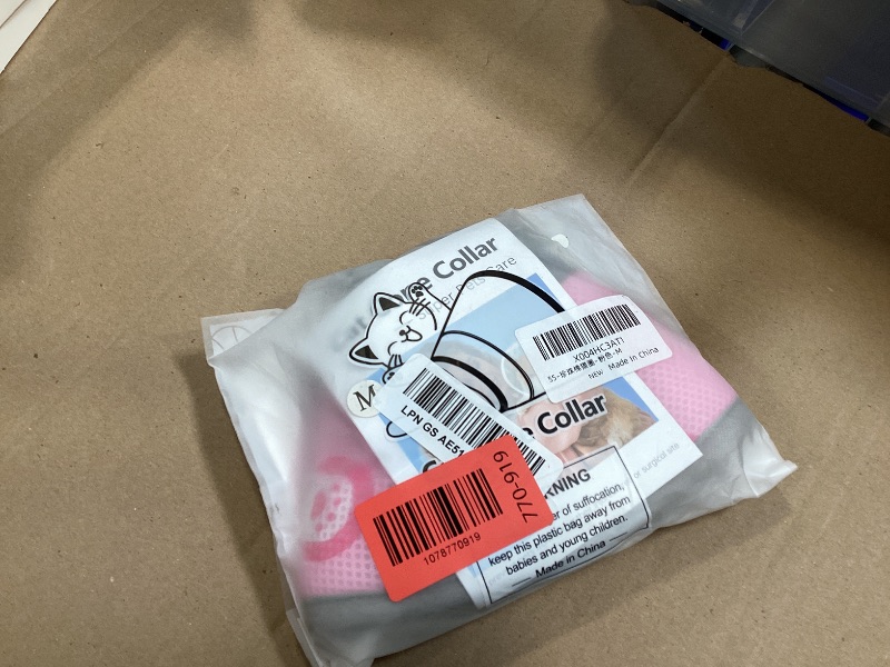 Photo 1 of Toptakeit Cat Cone Collar Soft Elizabethan Collar for Surgery Recovery - Adjustable for Small and Large Cats Kittens to Stop Licking