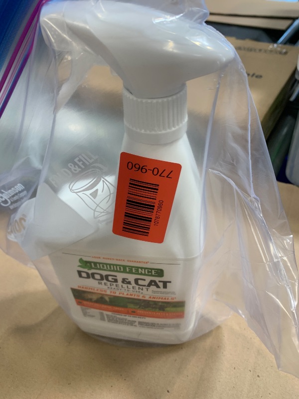 Photo 1 of Liquid Fence Dog & Cat Repellent Ready-to-Use, 32-Ounce