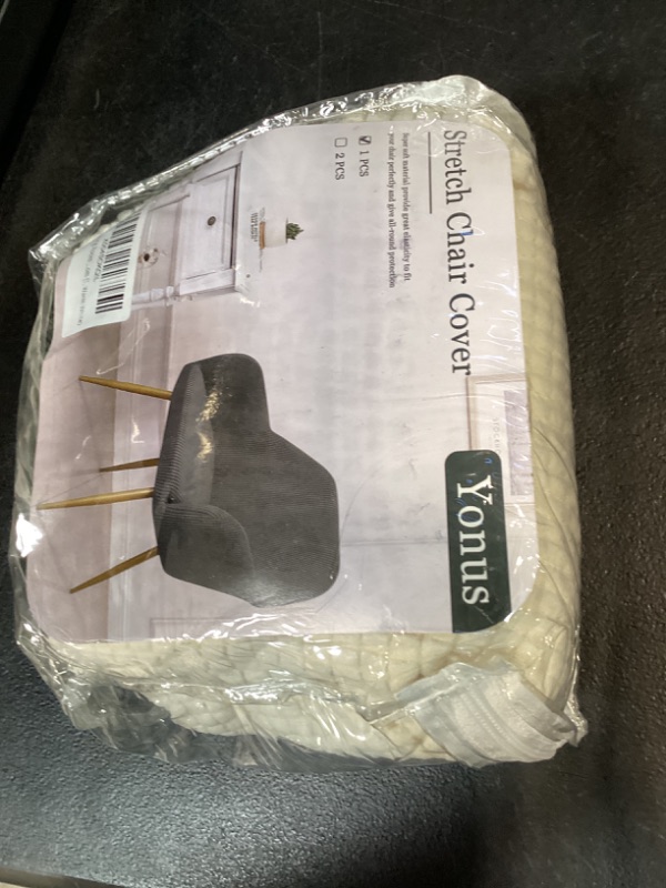 Photo 1 of Yonus Dining Room Chair Slipcovers Parsons Chair Covers Sets Armchair Covers Removable Chair Protector Cover Seat Slipcovers for Living Room (1, Warm White)