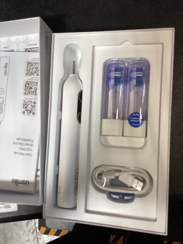 Photo 1 of usmile Y20PRO Electric Toothbrush, AI-Powered Smart Toothbrush with AM/PM Auto Mode, 4 Brushing Modes, 90-Day Battery, App Control, Real-Time 3D Map, 2 Brush Heads Included