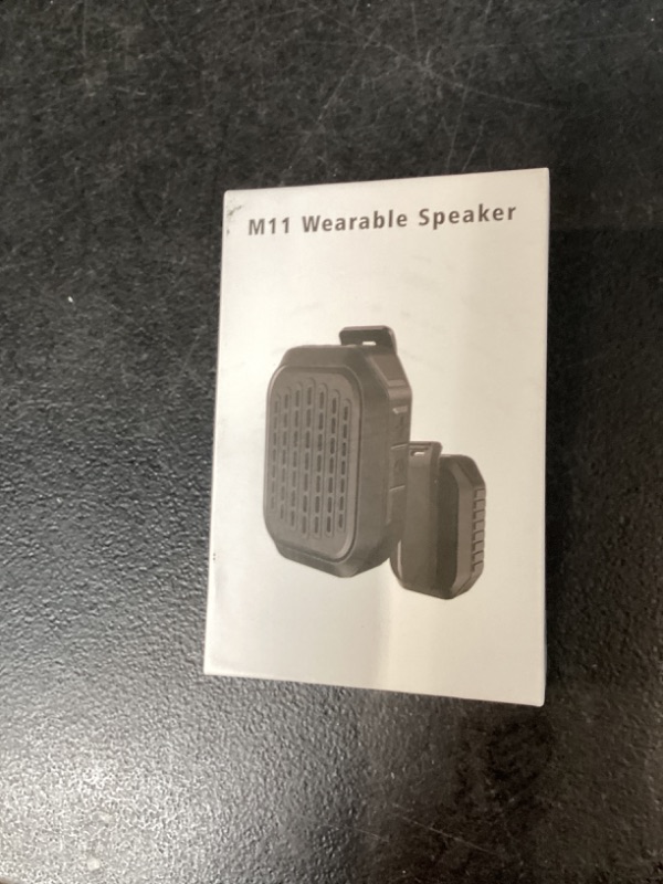 Photo 1 of comiso Wearable Bluetooth Speakers, Clip-On Portable Mini Bluetooth Speaker with Built-in Mic for Hands-Free Music and Calls, Waterproof Up to 10 Hours Playtime, Small Wearable Clip On (Non-Magnetic)