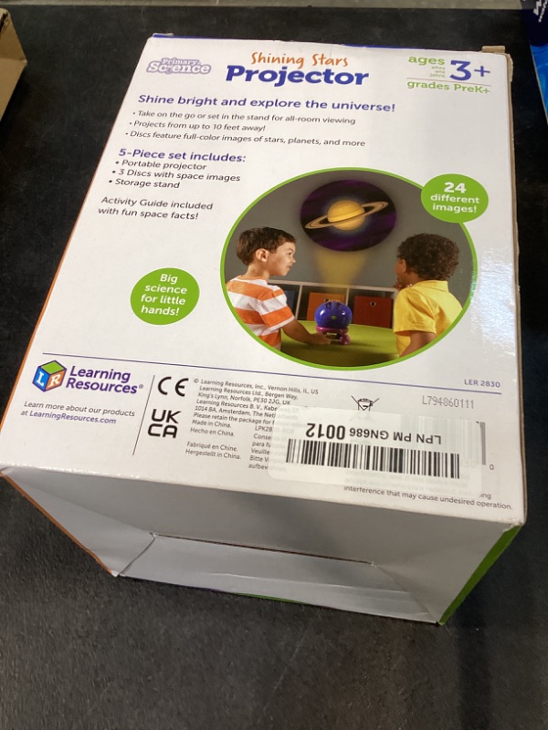 Photo 1 of Learning Resources Shining Stars Projector - Space and Planets Exploration for Kids, Astronomy Toys, Toddlers Stargazing Toy, Glow in the Dark Stars, Galaxy and Astronaut Night Lights Observation