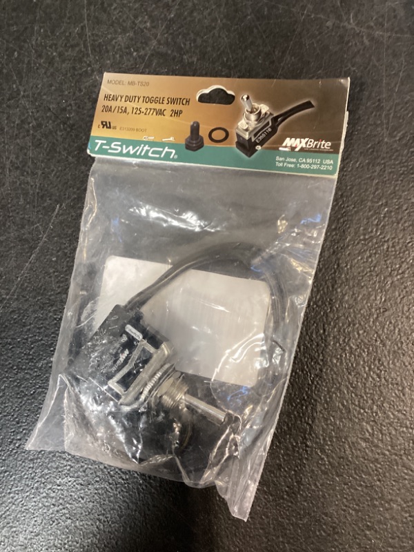 Photo 1 of Heavy duty toggle switch 20A 15A 125-277VSC 2HP