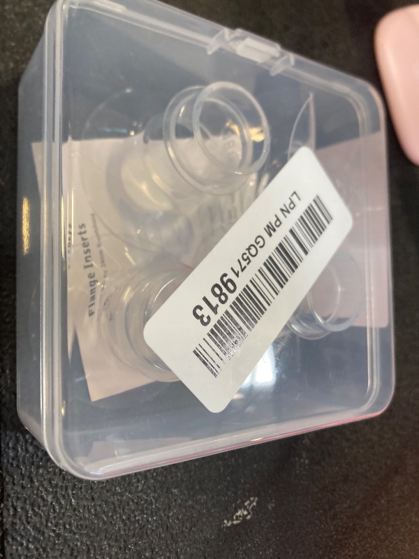 Photo 1 of 18mm Flange Inserts for 24mm Flange/Shield, Compatible with Momcozy/Medela/MOMMED/Bellababy/Spectra Breast Pumps, Pump Parts Replace (4PCS 18mm)