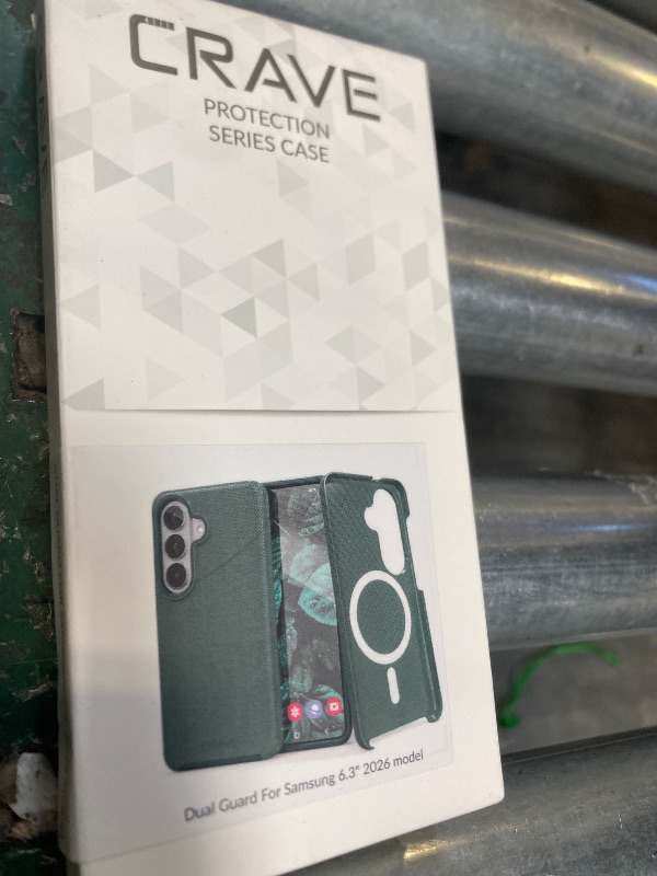 Photo 1 of Crave for Samsung Galaxy S26 Case, Compatible with MagSafe Shockproof Protection Dual Layer Case for Samsung Galaxy S26 (6.3 inch) - Forest Green