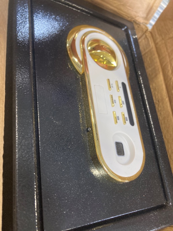 Photo 1 of NETRCRHOM Biometric Fingerprint Safe Bank — Large Metal Locking Money Box for Adults & Kids | Secure Cash Storage for Savings Goals, Honeymoon, College & Emergency Funds