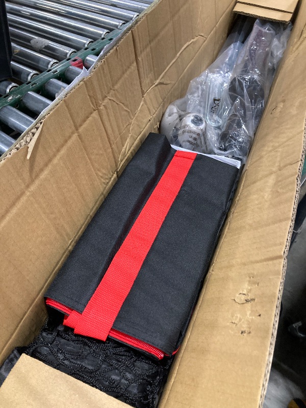 Photo 1 of 7'x7' Portable Baseball Net Set with Baseball Tee and Bag for Practice