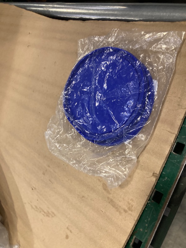 Photo 1 of Replacement Lids for Pyrex 4-Cup Glass Food Storage Container Bowls, 6-Inch Plastic Round Lids Covers fits Pyrex 7201-PC, Airtight & Leakproof (2-Pack, Blue)