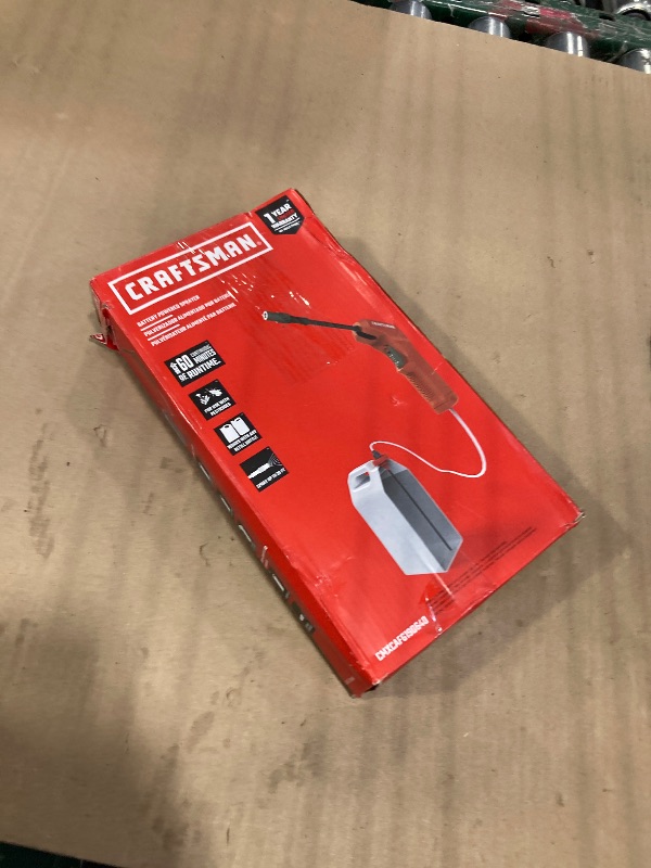 Photo 1 of CRAFTSMAN Battery Powered Sprayer Wand (CMXCAFG190640) Easily Attaches to Most Ready to Use Chemical Bottles for Gardening, Lawn and Disinfecting