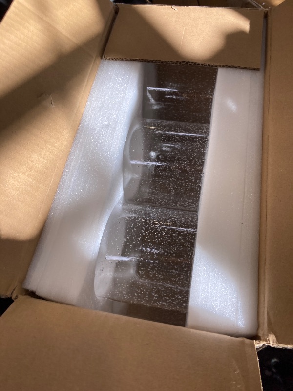 Photo 1 of 6-Pack Seeded Glass Lamp Shade Replacements, 5.9in Height, 3.9in Diameter, 1.7in Fitter, Cylinder Bubble Glass Shade Covers, Seeded Glass Globe for Light Fixtures Chandelier Wall Sconce