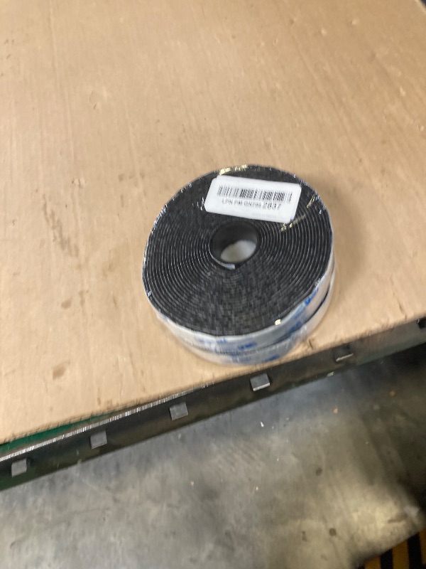 Photo 1 of 3M Hook and Loop Self Adhesive Tape 1" x 20Ft (240 Inch) 9448A Sticky Back Interlocking Nylon Fabric Fastener Heavy Duty Adhesion Strip Tape Black(9448AF)