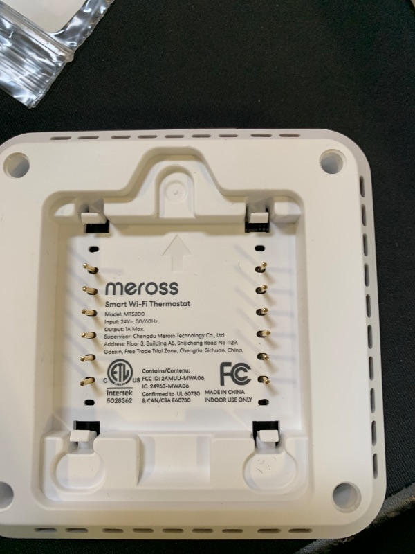 Photo 1 of meross Smart Thermostat for Home, WiFi Thermostat Works with Matter, Alexa, Apple Home, Google Assistant, App & Voice Control, 7x24h Scheduling, Energy Saving, C-Wire Required