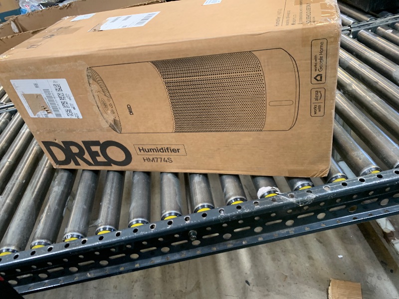 View 2 of DREO Smart Evaporative Humidifier Large Room up to 1000ft², 800ml/h High Output Air Humidifiers for Bedroom, 10L, 50H Long Runtime with Precise Humidification for Plants, Home, Office, White, HHM774S