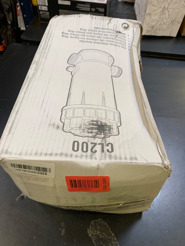 Photo 1 of CL200 Inline Automatic Pool Chlorinator Feeder, Compatible with Hayward CL200 In-Ground Pools, Fits 1-1/2" Inner & 2" Outer Thread PVC Pipe, Large Capacity Chlorine Tablet Dispenser
