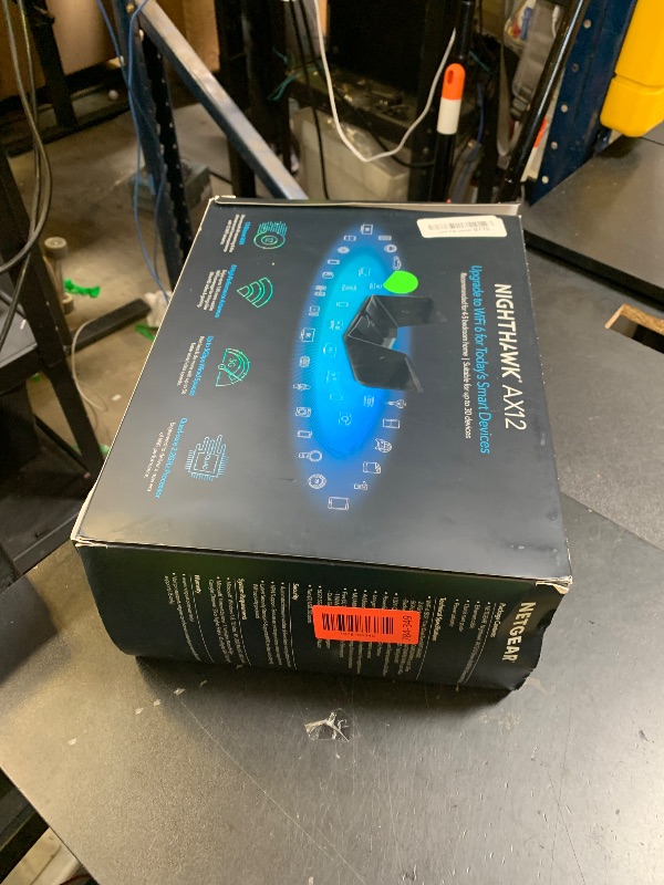 Photo 1 of NETGEAR Nighthawk WiFi 6 Router (RAX120) 12-Stream Dual-Band Gigabit Router, AX6000 Wireless Speed (Up to 6 Gbps), Coverage Up to 3,500 sq.ft. and 30 Devices